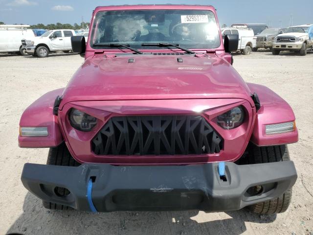 1C4JJXP68MW852703 - 2021 JEEP WRANGLER U SAHARA 4XE PINK photo 5