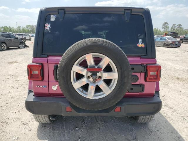 1C4JJXP68MW852703 - 2021 JEEP WRANGLER U SAHARA 4XE PINK photo 6