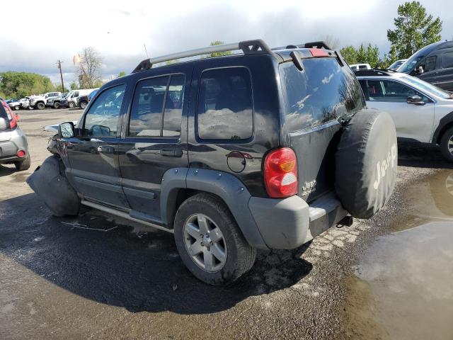 1J4GL38K45W617946 - 2005 JEEP LIBERTY RENEGADE BLACK photo 2