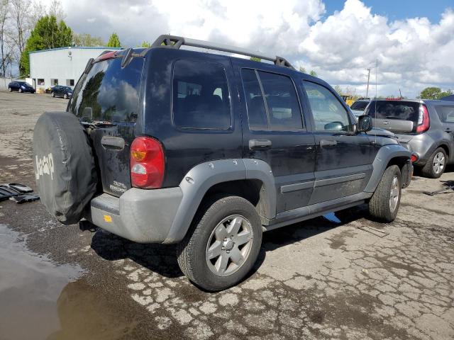 1J4GL38K45W617946 - 2005 JEEP LIBERTY RENEGADE BLACK photo 3