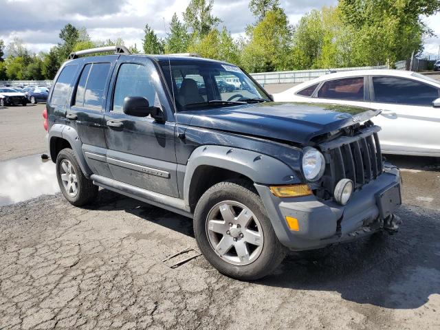 1J4GL38K45W617946 - 2005 JEEP LIBERTY RENEGADE BLACK photo 4