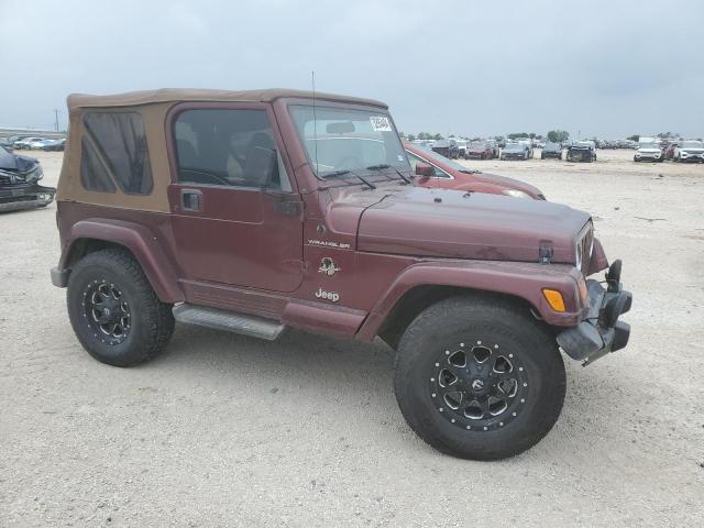 1J4FA59S12P705970 - 2002 JEEP WRANGLER / SAHARA MAROON photo 4