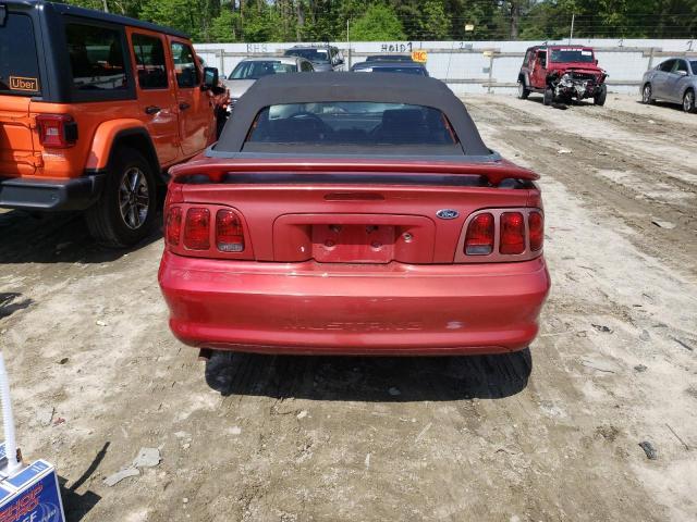 1FAFP4440WF184958 - 1998 FORD MUSTANG RED photo 6