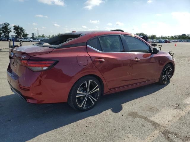 3N1AB8DV7MY210838 - 2021 NISSAN SENTRA SR RED photo 3