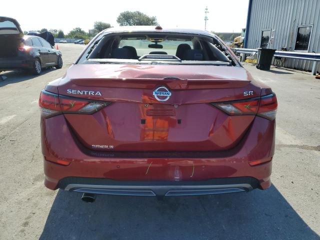 3N1AB8DV7MY210838 - 2021 NISSAN SENTRA SR RED photo 6