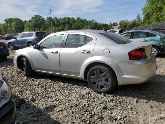 1B3BD4FB8BN588153 - 2011 DODGE AVENGER EXPRESS 银色 照片 2