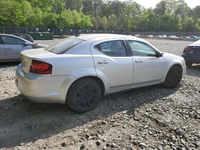 1B3BD4FB8BN588153 - 2011 DODGE AVENGER EXPRESS 银色 照片 3
