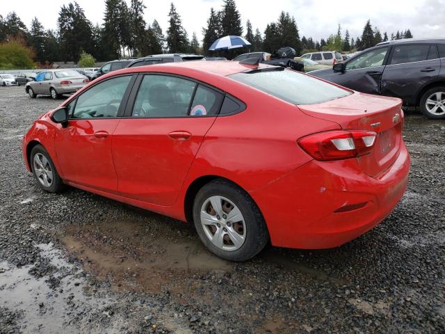 1G1BC5SM3H7100554 - 2017 CHEVROLET CRUZE LS RED photo 2