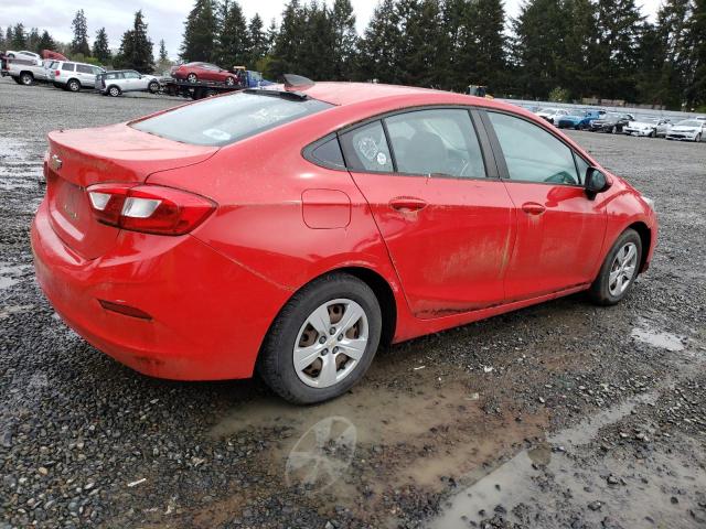 1G1BC5SM3H7100554 - 2017 CHEVROLET CRUZE LS RED photo 3
