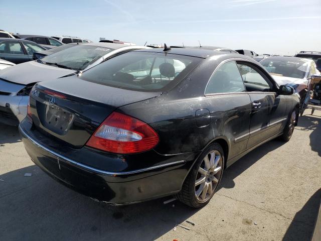 WDBTJ56H37F220212 - 2007 MERCEDES-BENZ CLK 350 BLACK photo 3