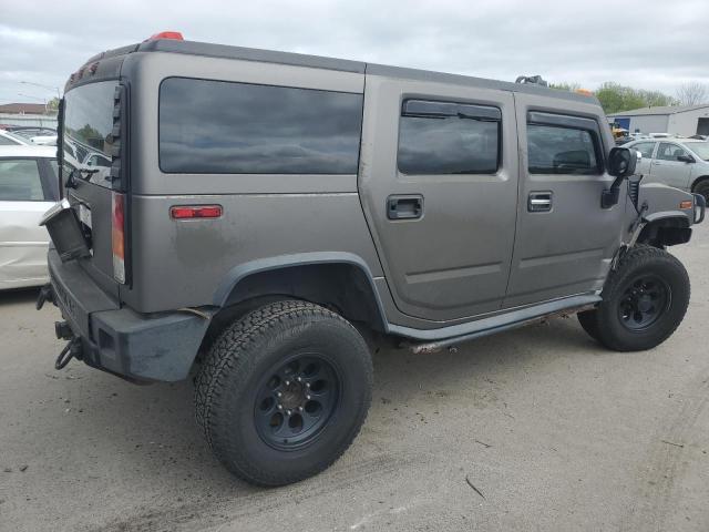 5GRGN23U23H105587 - 2003 HUMMER H2 CHARCOAL photo 3