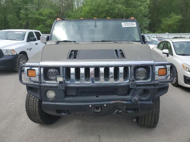 5GRGN23U23H105587 - 2003 HUMMER H2 CHARCOAL photo 5