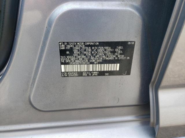 JTLKE50E791081044 - 2009 TOYOTA SCION XB BLUE photo 12