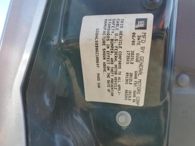 1G8AL58B06Z108647 - 2006 SATURN ION LEVEL 3 SILVER photo 12