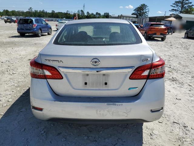 3N1AB7AP7EY217595 - 2014 NISSAN SENTRA S SILVER photo 6