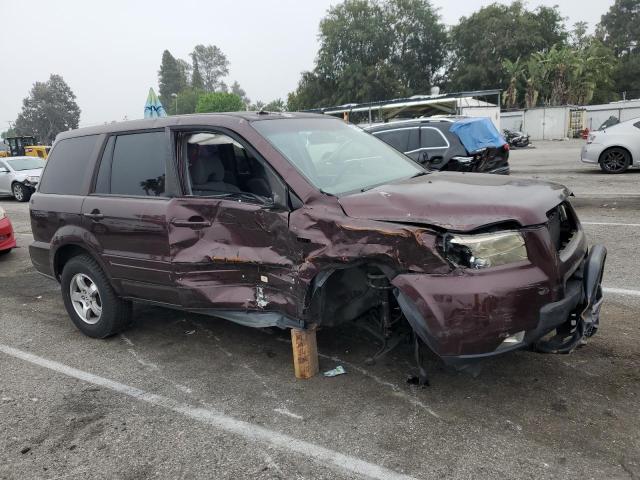 5FNYF28378B019900 - 2008 HONDA PILOT SE BURGUNDY photo 4