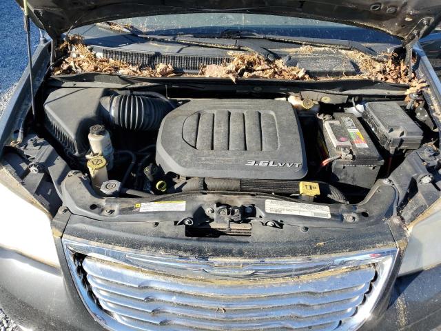2C4RC1CG4CR259792 - 2012 CHRYSLER TOWN & COU TOURING L GRAY photo 12