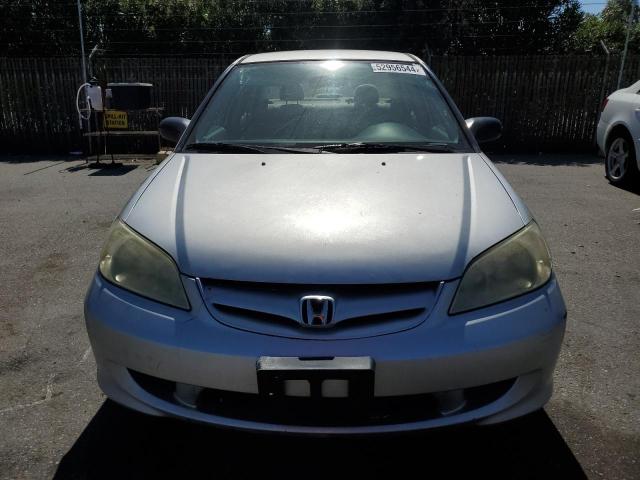 1HGES16315L011443 - 2005 HONDA CIVIC DX VP Gümüş foto 5