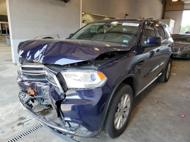 1C4RDJAG9FC702922 - 2015 DODGE DURANGO SXT BLUE photo 1