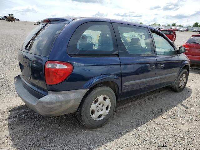 1D4GP25353B142672 - 2003 DODGE CARAVAN SE BLUE photo 3