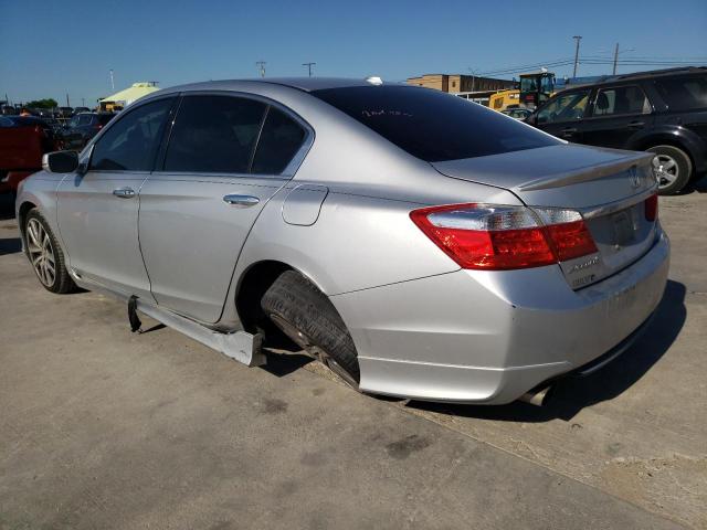 1HGCR3F93DA004426 - 2013 HONDA ACCORD TOURING SILVER photo 2