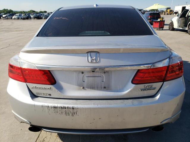 1HGCR3F93DA004426 - 2013 HONDA ACCORD TOURING SILVER photo 6