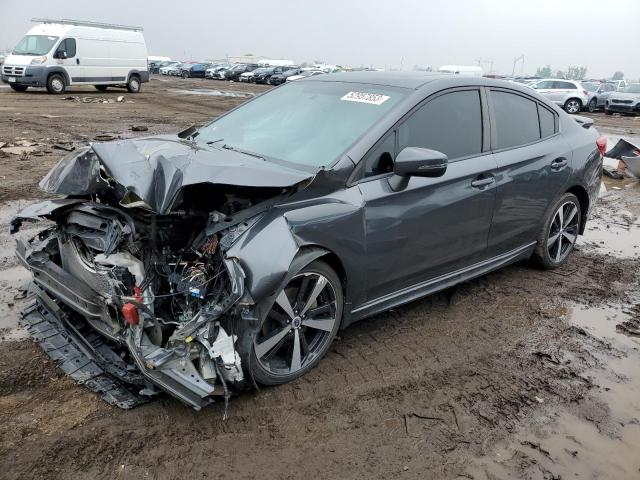 4S3GKAL66J3601203 - 2018 SUBARU IMPREZA SPORT GRAY photo 1