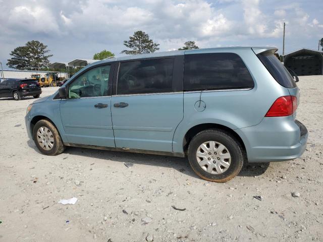 2V8HW44119R541576 - 2009 VOLKSWAGEN ROUTAN S BLUE photo 2