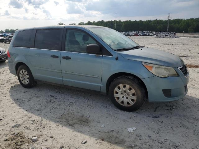 2V8HW44119R541576 - 2009 VOLKSWAGEN ROUTAN S BLUE photo 4