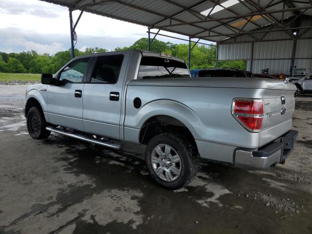 1FTEW1C83AFC60015 - 2010 FORD F150 SUPERCREW SILVER photo 2