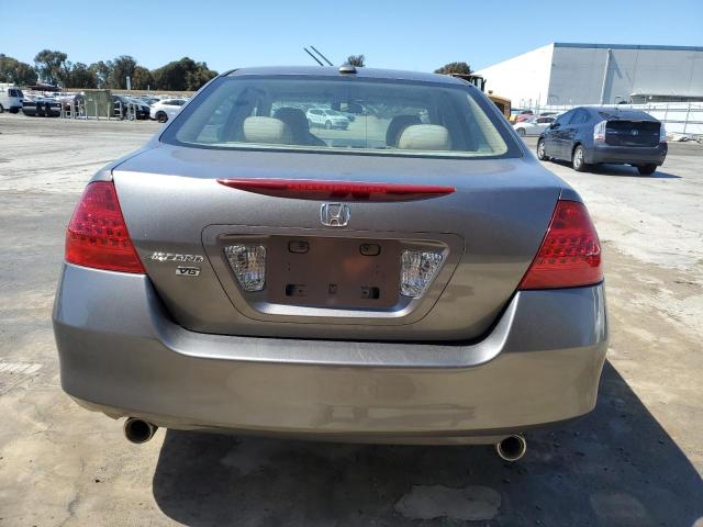 1HGCM66527A094234 - 2007 HONDA ACCORD EX GRAY photo 6