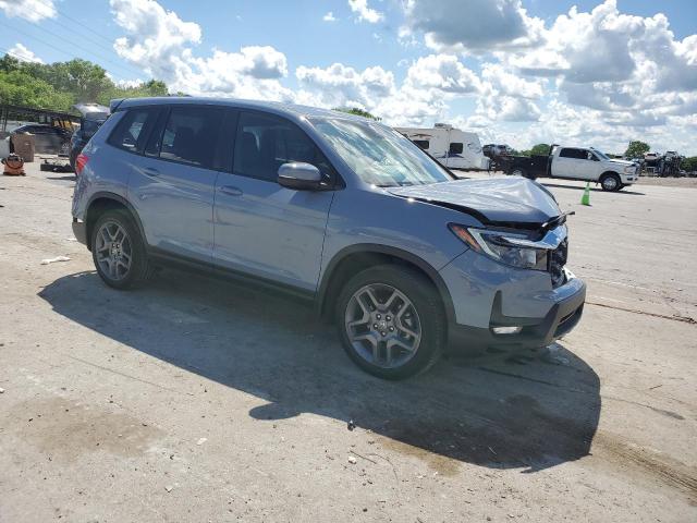 5FNYF8H57NB000361 - 2022 HONDA PASSPORT EXL GRAY photo 4