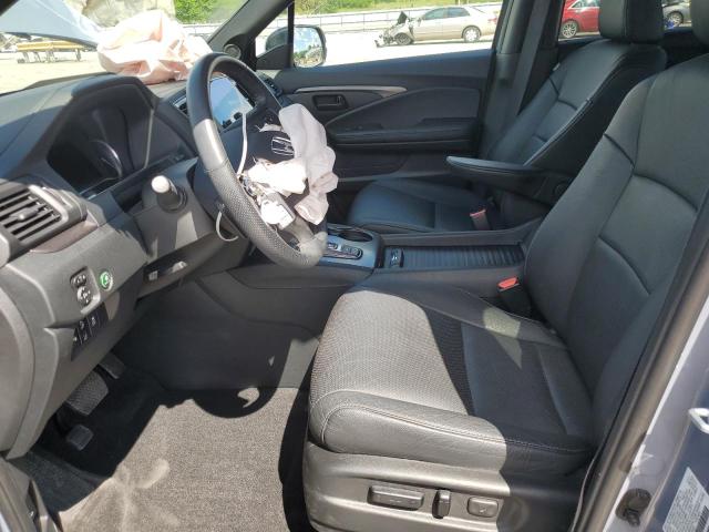 5FNYF8H57NB000361 - 2022 HONDA PASSPORT EXL GRAY photo 7