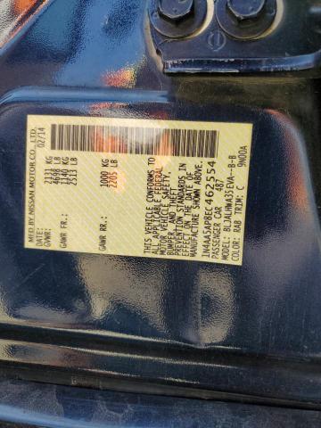 1N4AA5AP8EC462554 - 2014 NISSAN MAXIMA S BLUE photo 12