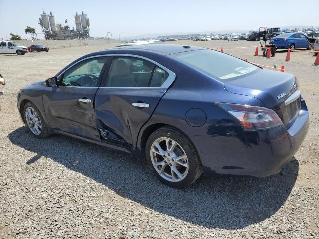 1N4AA5AP8EC462554 - 2014 NISSAN MAXIMA S BLUE photo 2