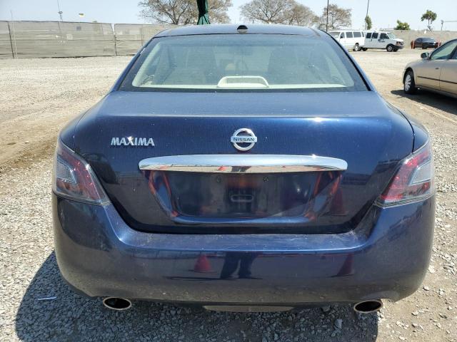 1N4AA5AP8EC462554 - 2014 NISSAN MAXIMA S BLUE photo 6