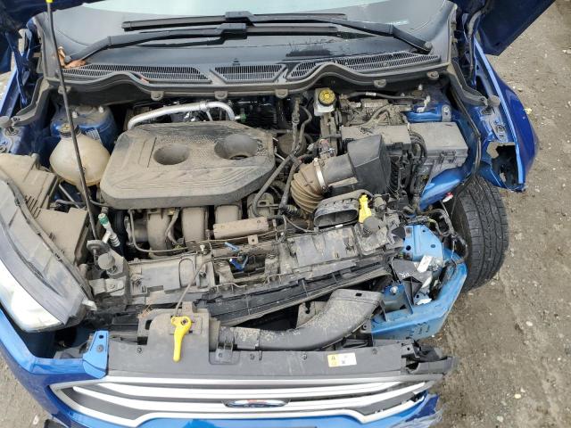 MAJ6S3GL4KC255862 - 2019 FORD ECOSPORT SE ლურჯი ფოტო 12