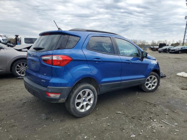 MAJ6S3GL4KC255862 - 2019 FORD ECOSPORT SE ლურჯი ფოტო 3