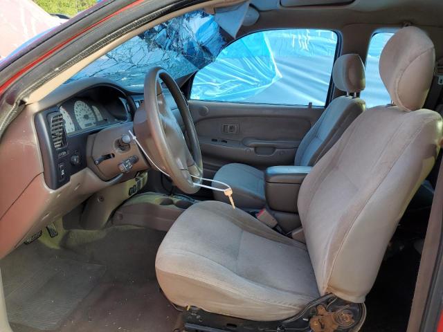 5TESN92NX1Z846886 - 2001 TOYOTA TACOMA XTRACAB PRERUNNER წითელი ფოტო 7