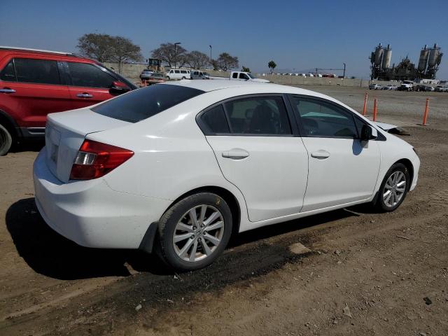 19XFB2F9XCE317382 - 2012 HONDA CIVIC EXL WHITE photo 3