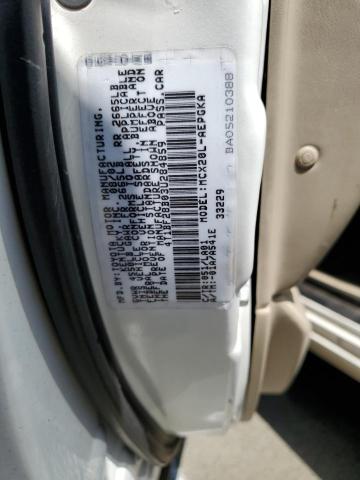 4T1BF28B03U284859 - 2003 TOYOTA AVALON XL WHITE photo 12