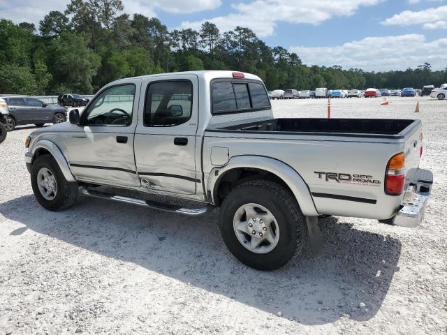 5TEGN92N02Z086975 - 2002 TOYOTA TACOMA DOUBLE CAB PRERUNNER SILVER photo 2