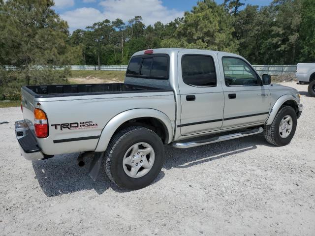 5TEGN92N02Z086975 - 2002 TOYOTA TACOMA DOUBLE CAB PRERUNNER SILVER photo 3