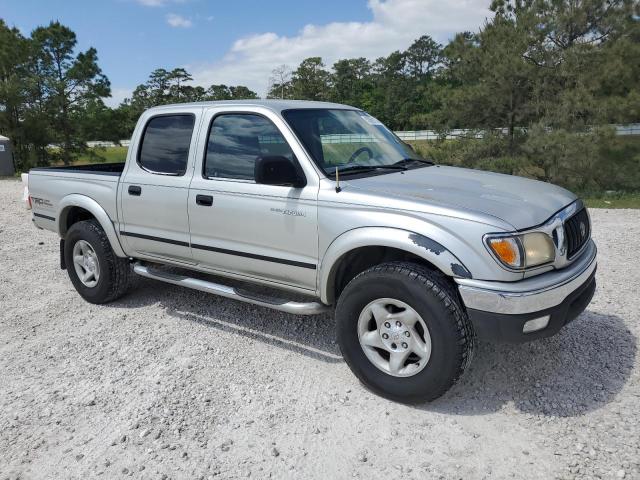 5TEGN92N02Z086975 - 2002 TOYOTA TACOMA DOUBLE CAB PRERUNNER SILVER photo 4