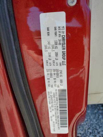 2D4RN4DE7AR171683 - 2010 DODGE GRAND CARA SE RED photo 13