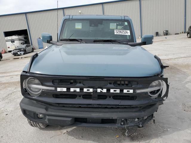 1FMEE5BP1NLB59402 - 2022 FORD BRONCO BASE BLUE photo 5