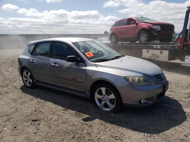 JM1BK143451265065 - 2005 MAZDA 3 HATCHBACK GRAY photo 4