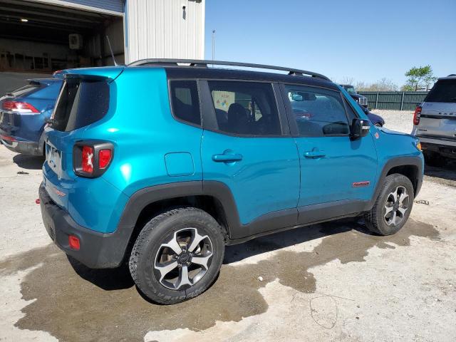 ZACNJDC18NPN87822 - 2022 JEEP RENEGADE TRAILHAWK BLUE photo 3
