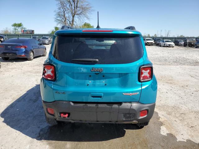 ZACNJDC18NPN87822 - 2022 JEEP RENEGADE TRAILHAWK BLUE photo 6