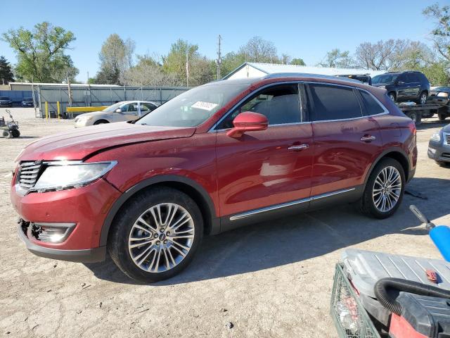 2LMPJ8LR3GBL27943 - 2016 LINCOLN MKX RESERVE MAROON photo 1
